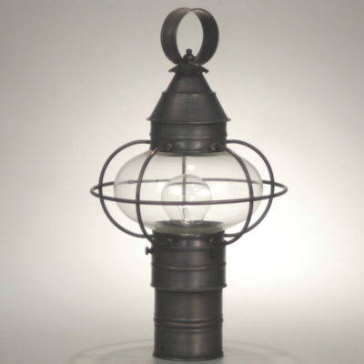 Caged Onion Post Lantern