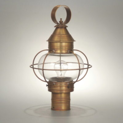 Caged Onion Post Lantern