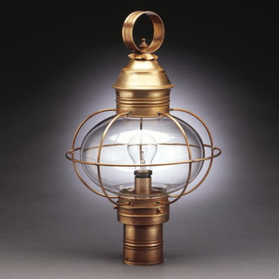 Caged Onion Post Lantern