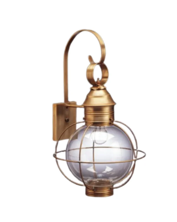 Round Caged Onion Wall Lantern