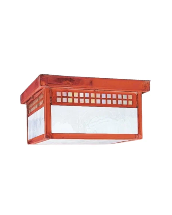 Arts & Crafts Exterior Flush Mount Lantern