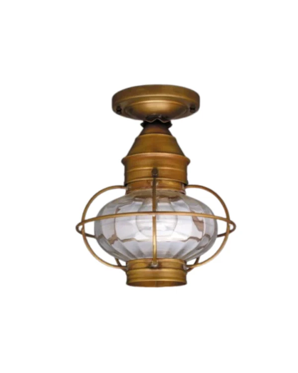 Caged Onion Flush Mount Lighting