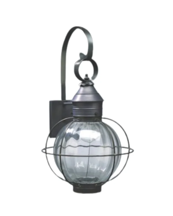 Round Caged Onion Wall Lantern