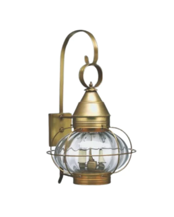 Caged Onion Wall Lantern