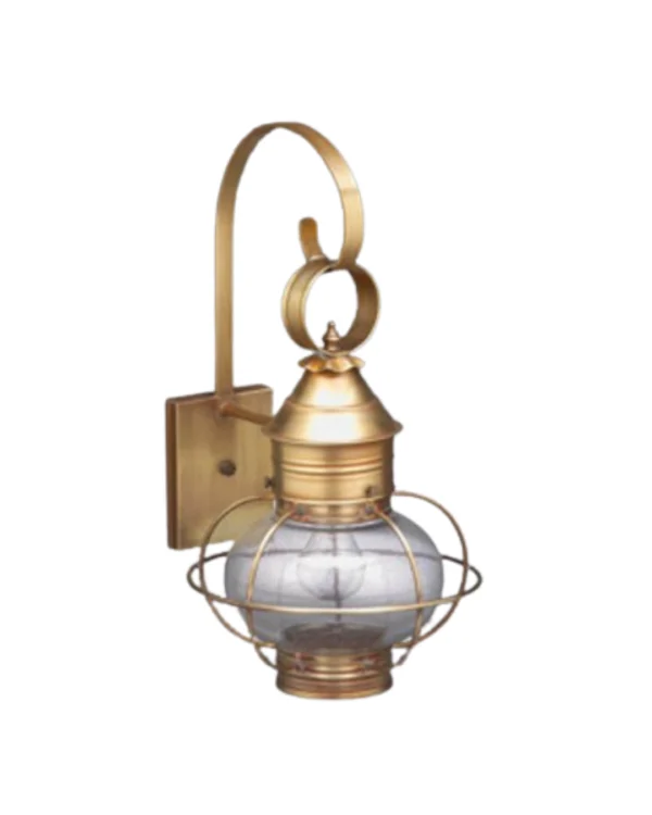 Caged Onion Wall Lantern