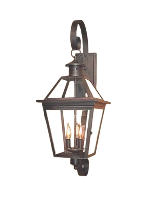 Light House Clear Top with Scroll Bracket