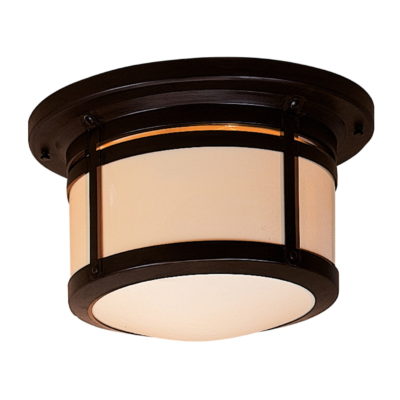 Arts & Crafts Exterior Flush Mount Lantern